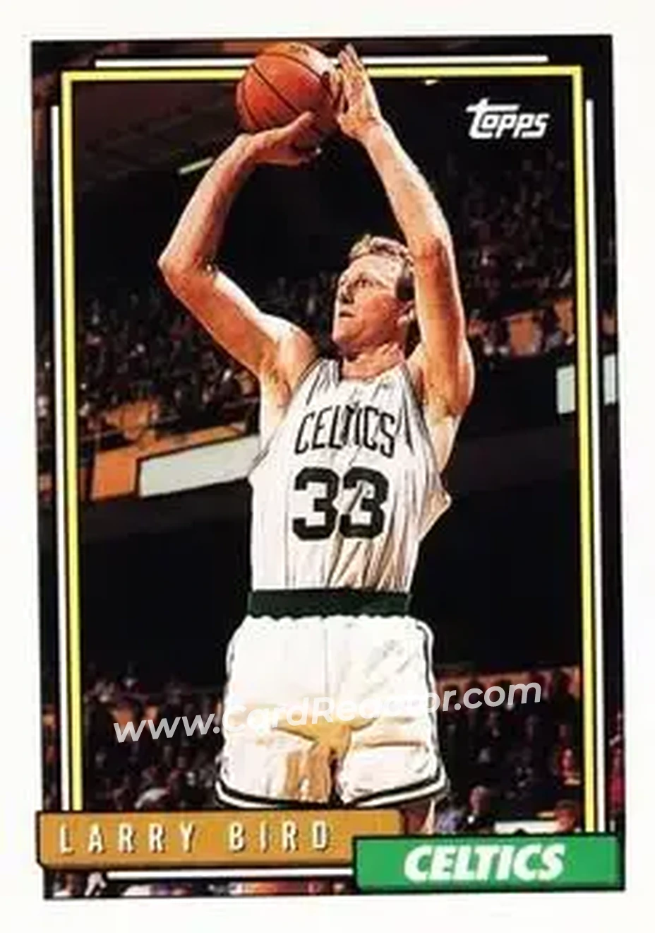 1992-93 Topps #1 - Larry Bird - Boston Celtics - Front