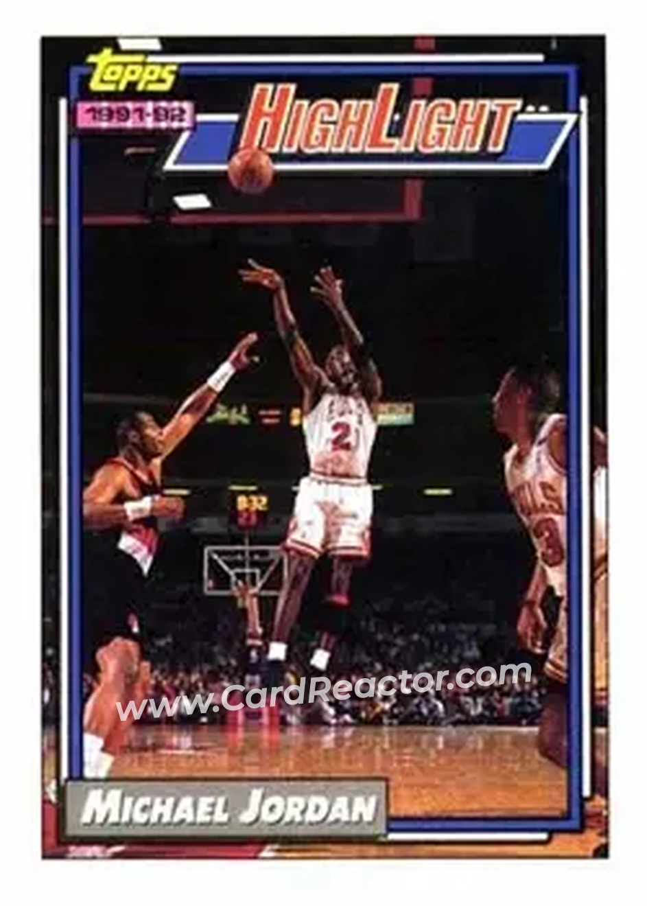 1992-93 Topps #3 - Michael Jordan - Chicago Bulls - Front