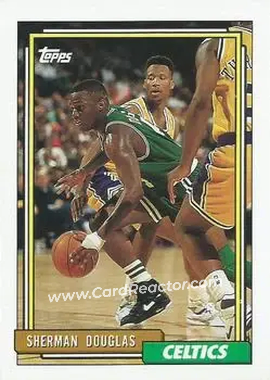 1992-93 Topps #65 - Sherman Douglas - Boston Celtics - Front