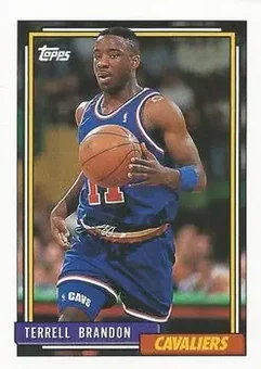 1992-93 Topps #69 - Terrell Brandon - Cleveland Cavaliers