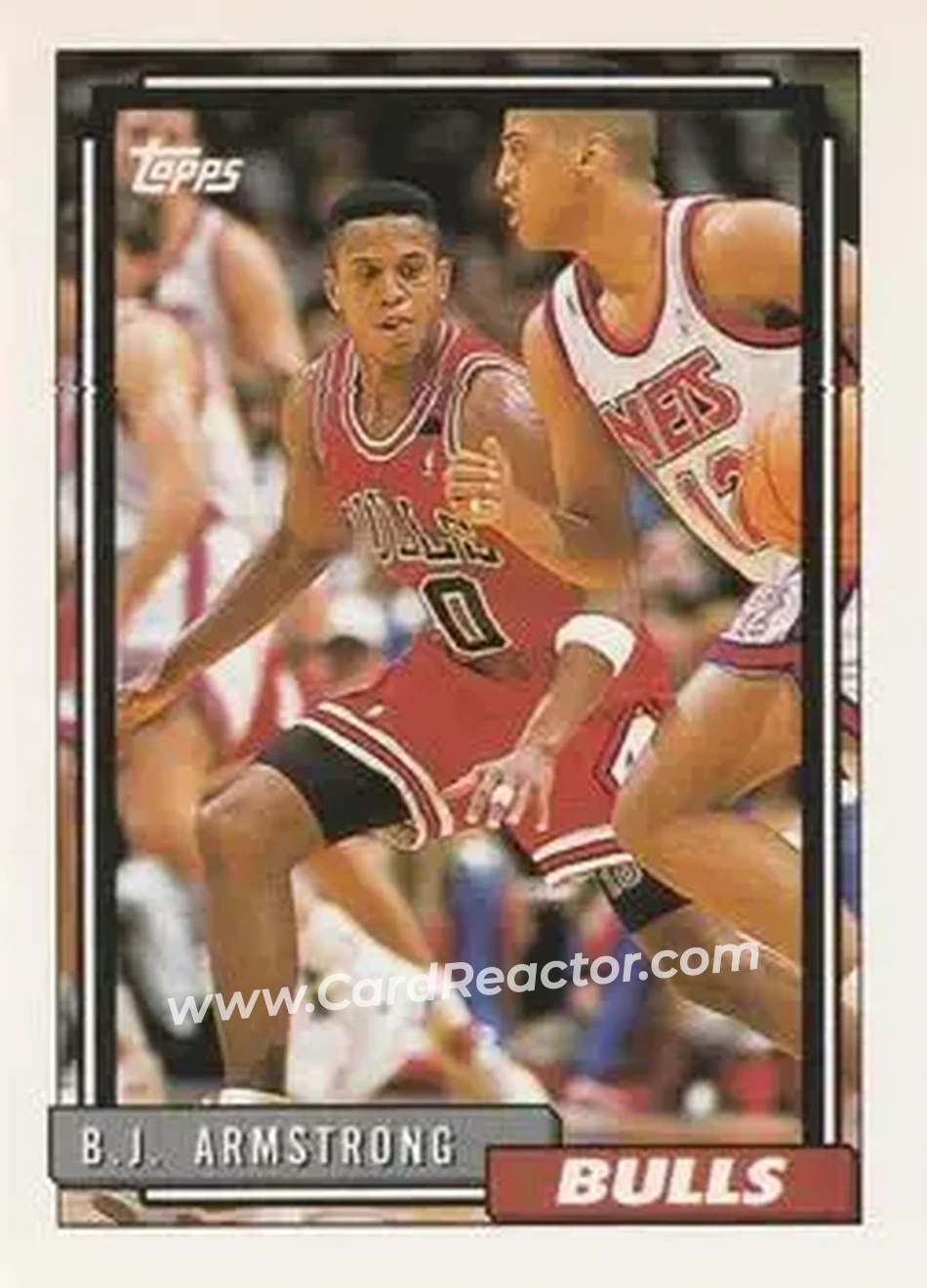 1992-93 Topps #73 - B.J. Armstrong - Chicago Bulls - Front