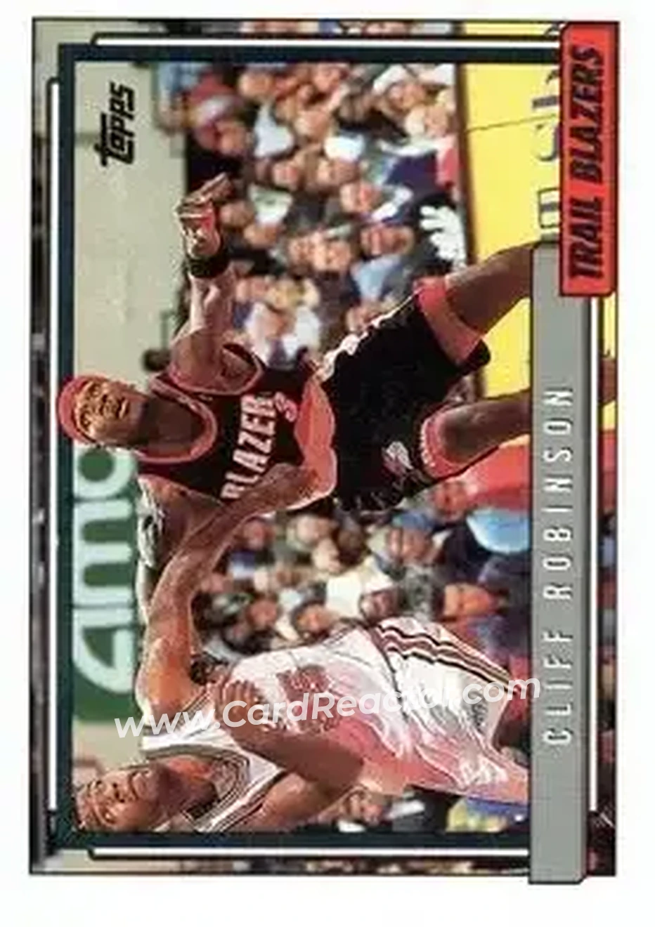 1992-93 Topps #94 - Cliff Robinson - Portland Trail Blazers - Front