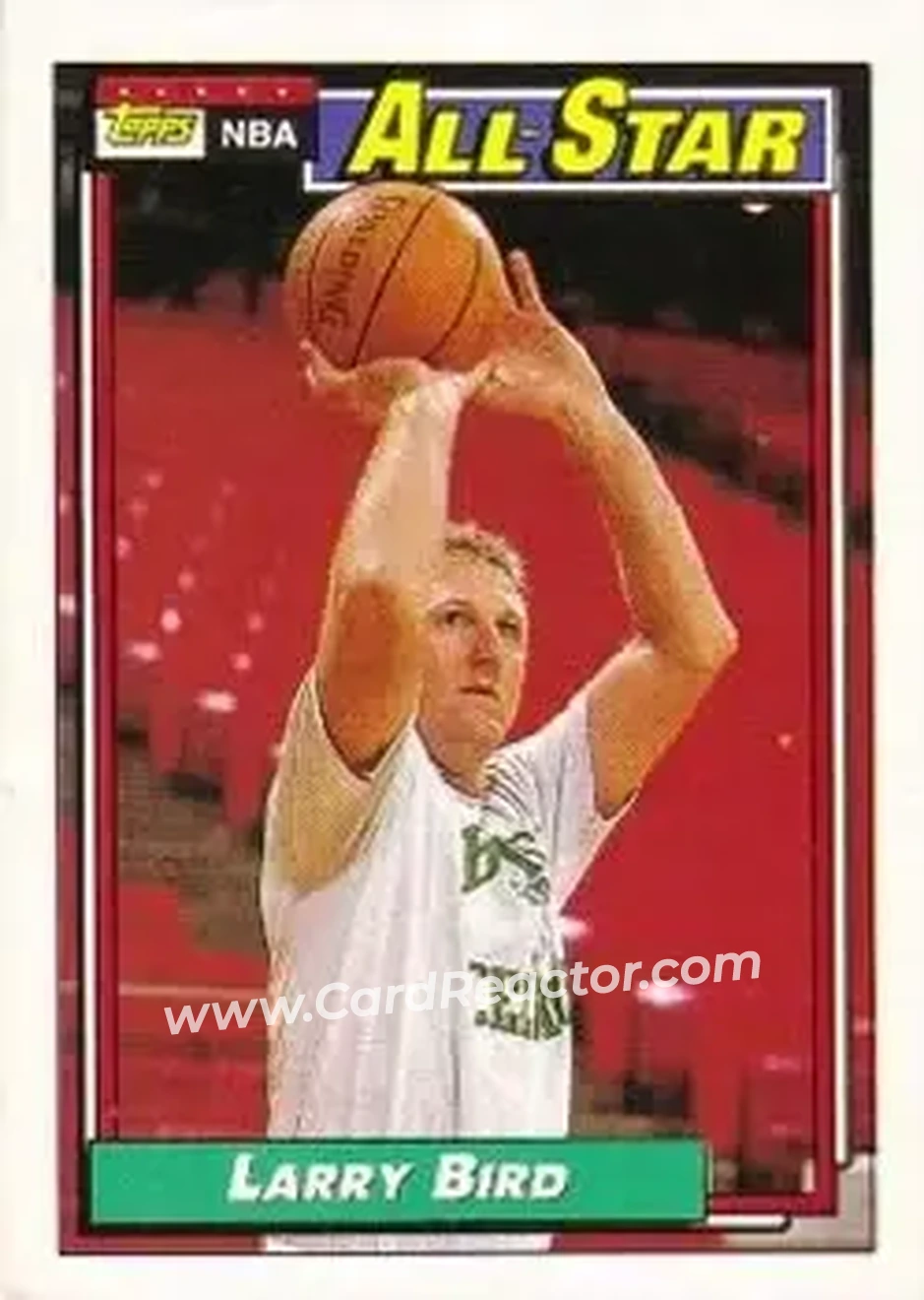 1992-93 Topps #100 - Larry Bird - Boston Celtics - Front