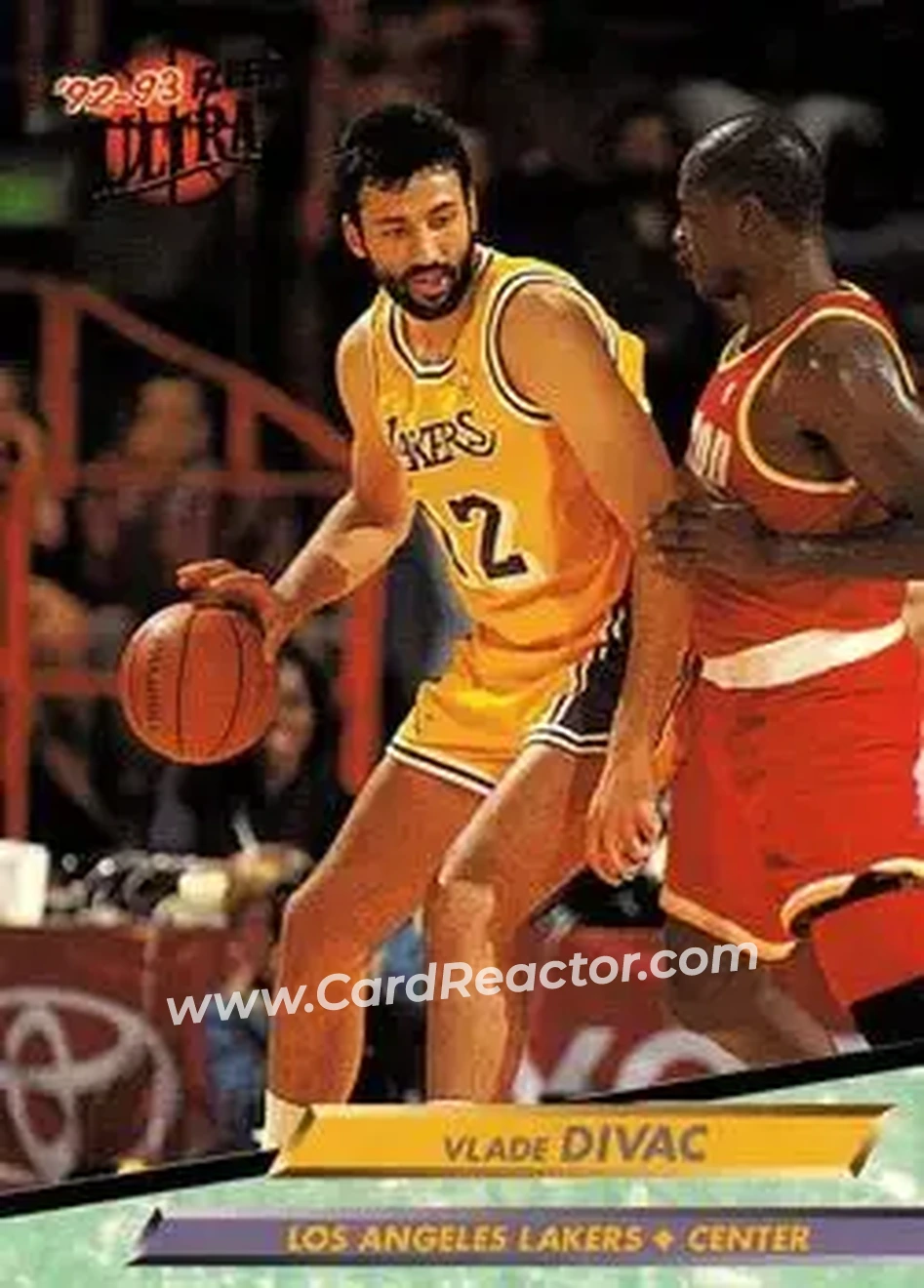1992-93 Ultra #90 - Vlade Divac - Los Angeles Lakers