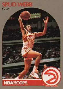 1991 Hoops 100 Superstars #3 - Spud Webb - Atlanta Hawks