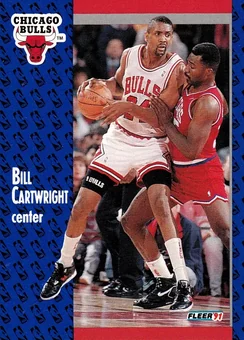1991-92 Fleer #26 - Bill Cartwright - Chicago Bulls