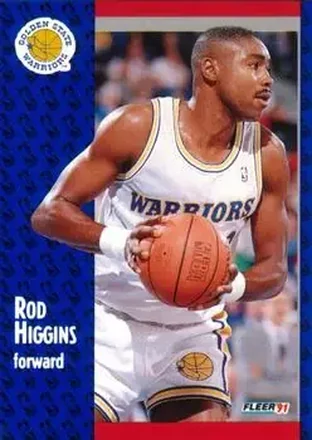 1991-92 Fleer #66 - Rod Higgins - Golden State Warriors