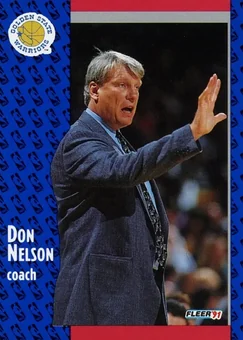 1991-92 Fleer #70 - Don Nelson - Golden State Warriors
