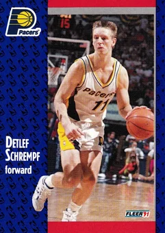 1991-92 Fleer #85 - Detlef Schrempf - Indiana Pacers