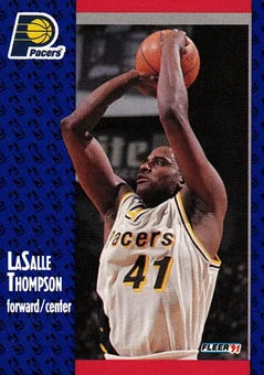 1991-92 Fleer #87 - LaSalle Thompson - Indiana Pacers