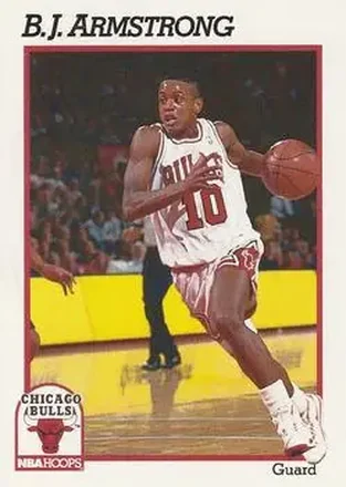 1991-92 Hoops #26 - B.J. Armstrong - Chicago Bulls
