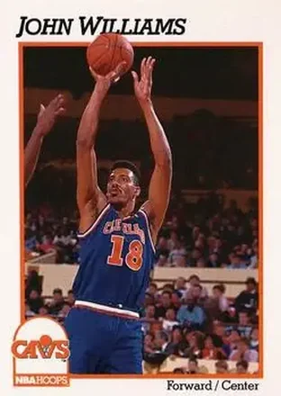 1991-92 Hoops #42 - John Williams - Cleveland Cavaliers