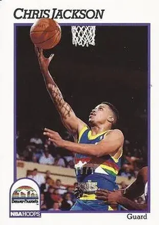 1991-92 Hoops #52 - Mahmoud Abdul-Rauf - Denver Nuggets