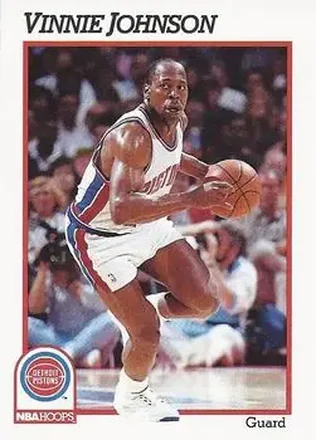 1991-92 Hoops #62 - Vinnie Johnson - Detroit Pistons