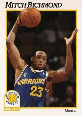 1991-92 Hoops #73 - Mitch Richmond - Golden State Warriors