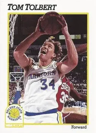 1991-92 Hoops #74 - Tom Tolbert - Golden State Warriors