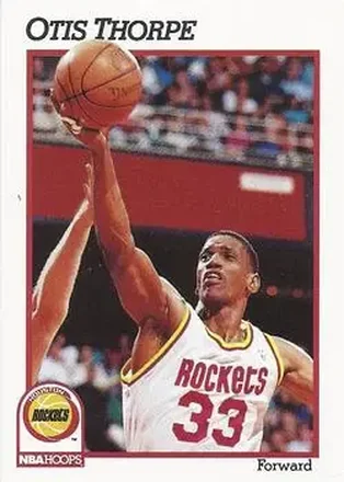1991-92 Hoops #81 - Otis Thorpe - Houston Rockets