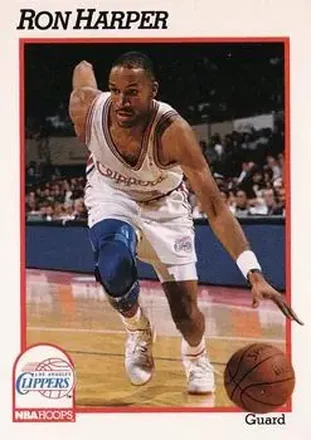 1991-92 Hoops #93 - Ron Harper - Los Angeles Clippers