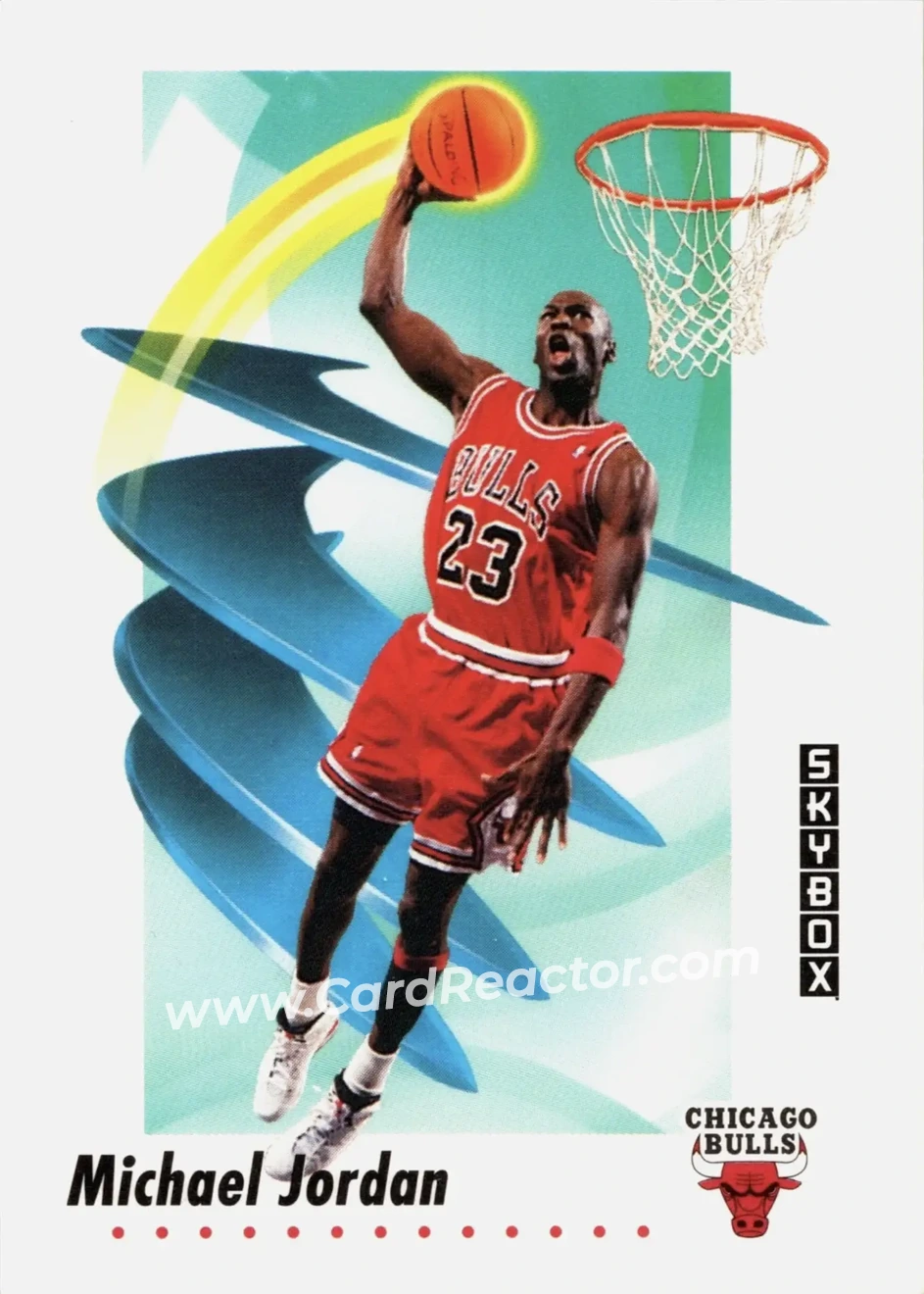 1991-92 SkyBox #39 - Michael Jordan - Chicago Bulls - Front