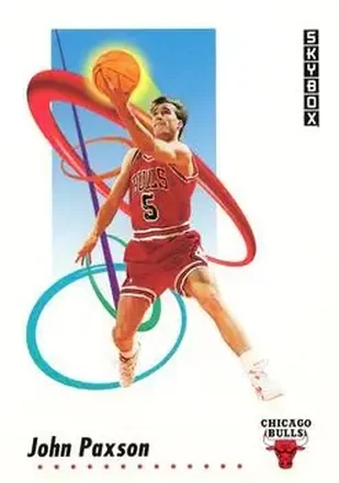1991-92 SkyBox #42 - John Paxson - Chicago Bulls