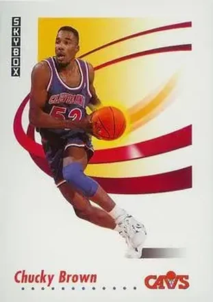 1991-92 SkyBox #46 - Chucky Brown - Cleveland Cavaliers