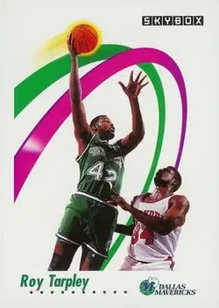 1991-92 SkyBox #63 - Roy Tarpley - Dallas Mavericks
