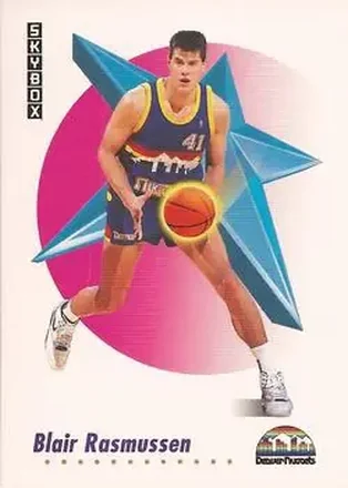 1991-92 SkyBox #74 - Blair Rasmussen - Denver Nuggets