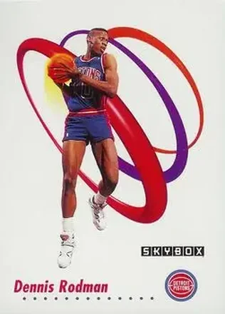 1991-92 SkyBox #86 - Dennis Rodman - Detroit Pistons