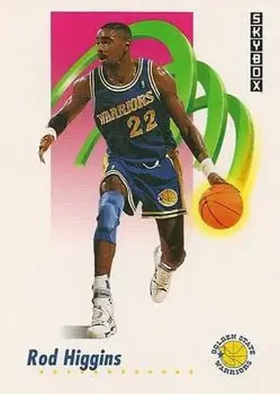1991-92 SkyBox #91 - Rod Higgins - Golden State Warriors