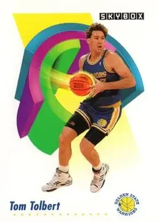 1991-92 SkyBox #99 - Tom Tolbert - Golden State Warriors