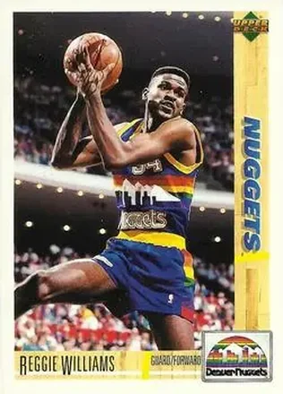 1991-92 Upper Deck Italian #46 - Reggie WIlliams - Denver Nuggets