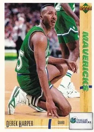 1991-92 Upper Deck Spanish #44 - Derek Harper - Dallas Mavericks