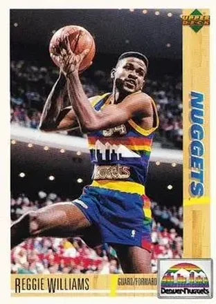 1991-92 Upper Deck Spanish #46 - Reggie WIlliams - Denver Nuggets