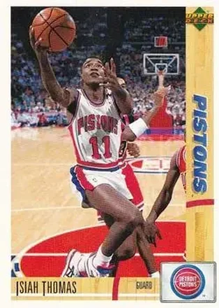 1991-92 Upper Deck Spanish #47 - Isiah Thomas - Detroit Pistons