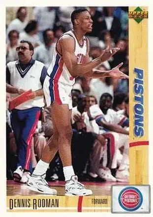 1991-92 Upper Deck Spanish #50 - Dennis Rodman - Detroit Pistons