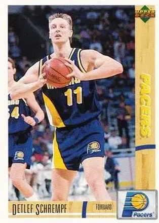 1991-92 Upper Deck Spanish #59 - Detlef Schrempf - Indiana Pacers