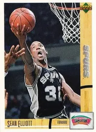 1991-92 Upper Deck Spanish #93 - Sean Elliott - San Antonio Spurs