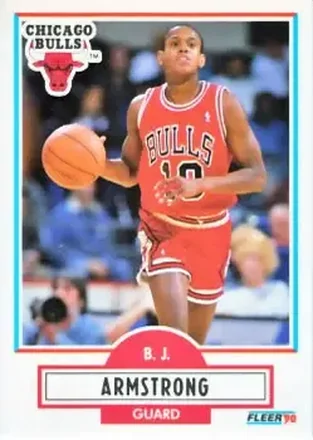 1990-91 Fleer #22 - B.J. Armstrong - Chicago Bulls