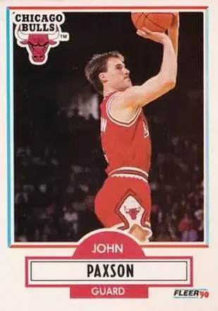 1990-91 Fleer #28 - John Paxson - Chicago Bulls