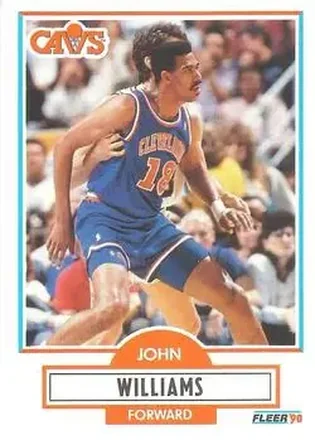 1990-91 Fleer #37 - John Williams - Cleveland Cavaliers