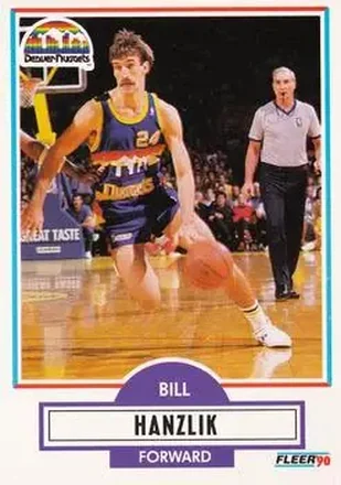 1990-91 Fleer #49 - Bill Hanzlik - Denver Nuggets