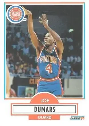 1990-91 Fleer #55 - Joe Dumars - Detroit Pistons