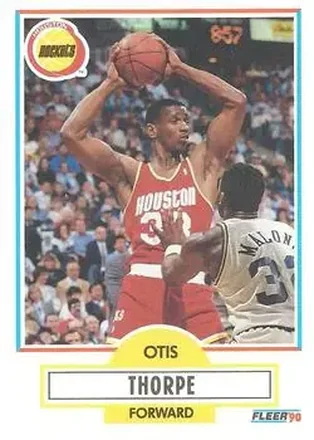 1990-91 Fleer #74 - Otis Thorpe - Houston Rockets