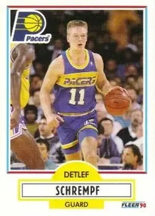 1990-91 Fleer #81 - Detlef Schrempf - Indiana Pacers