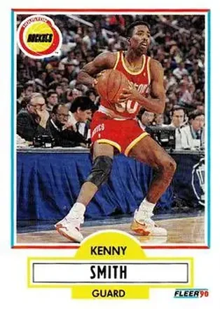 1990-91 Fleer Update #U-36 - Kenny Smith - Houston Rockets