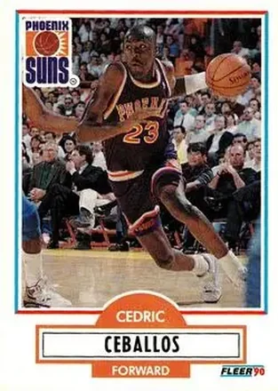 1990-91 Fleer Update #U-75 - Cedric Ceballos - Phoenix Suns