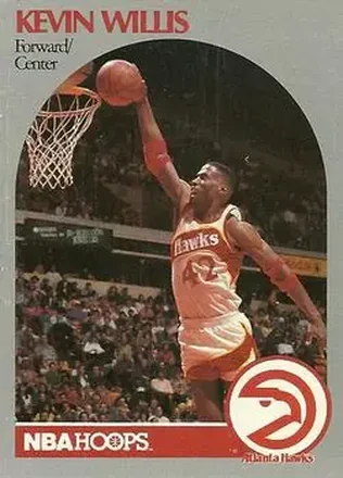 1990-91 Hoops #37 - Kevin Willis - Atlanta Hawks