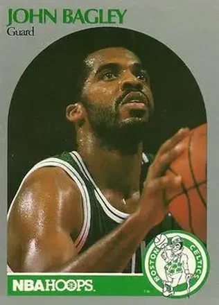 1990-91 Hoops #38 - John Bagley - Boston Celtics