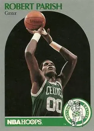 1990-91 Hoops #45 - Robert Parish - Boston Celtics