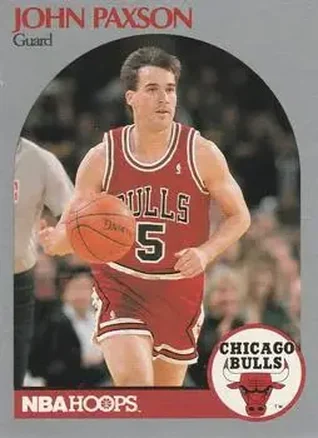 1990-91 Hoops #67 - John Paxson - Chicago Bulls